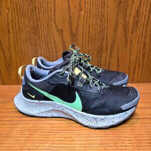 Nike Pegasus Trail 3 Mens Sz 7 Black Running Shoes Athletic Sneakers DA8697-004